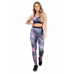 Colby Legging Gorilla Wear - Gris/Rose - vue 3