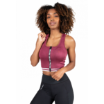 Mesa Zip Front Top court Gorilla Wear - Bordeaux - vue 1