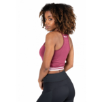 Mesa Zip Front Top court Gorilla Wear - Bordeaux - vue 2