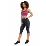Mesa Zip Front Top court Gorilla Wear - Bordeaux - vue 3