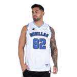 San Mateo Jersey Débardeur Gorilla Wear - Blanc/Bleu, vue 1