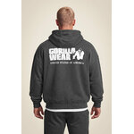Classic Oversized Zipped sweat à capuche Gorilla Wear - Gris foncé chiné, photo 2