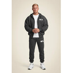 Classic Oversized Zipped sweat à capuche Gorilla Wear - Gris foncé chiné, photo 3