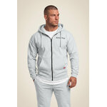Utah Zipped sweat à capuche Gorilla Wear - Gris clair chiné, vue 1