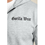 Utah Zipped sweat à capuche Gorilla Wear - Gris clair chiné, vue 4