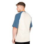 Logan Oversized T-shirt Gorilla Wear - Beige/Bleu, vue 2