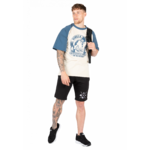 Logan Oversized T-shirt Gorilla Wear - Beige/Bleu, vue 3