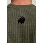 Idaho Oversized Waffle T-shirt Gorilla Wear - Vert kaki - vue 5