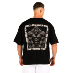 T-shirt oversize Philip Gorilla Wear homme - Noir 2
