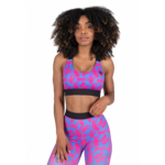 Brassière Colby Gorilla Wear femme - Bleu/Rose