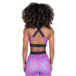 Brassière Colby Gorilla Wear femme - Bleu/Rose 2