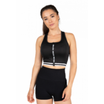 Top court zippé Mesa Gorilla Wear femme - Noir