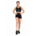 Top court zippé Mesa Gorilla Wear femme - Noir 3