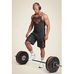 Débardeur Wallace Gorilla Wear homme - Gris/Orange - photo officielle 3