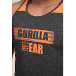 Débardeur Wallace Gorilla Wear homme - Gris/Orange - photo officielle 4