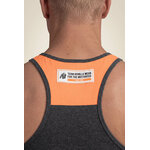 Débardeur Wallace Gorilla Wear homme - Gris/Orange - photo officielle 5