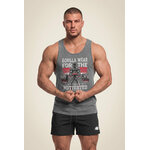 Débardeur stringer Churchill Gorilla Wear homme - Gris délavé - photo officielle 1
