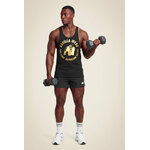 Stringer Melrose Gorilla Wear homme - Noir/Or - visuel officiel 3
