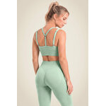 Brassière Whitney Seamless Gorilla Wear femme - Vert - visuel officiel 2