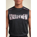 Débardeur Clayton Gorilla Wear homme - Noir/Rouge 4