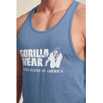 Débardeur Classic Gorilla Wear homme - Bleu Coronet 4