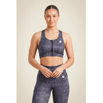 Brassière zippée Camilla Gorilla Wear femme - Bleu denim, vue 1