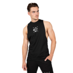Débardeur Cisco Drop Armhole Gorilla Wear homme - Noir/Blanc, vue 1