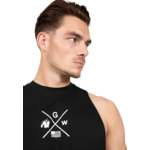 Débardeur Cisco Drop Armhole Gorilla Wear homme - Noir/Blanc, vue 4