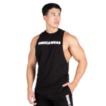 Débardeur Milo Drop Armhole Gorilla Wear homme - Noir