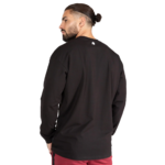T-shirt manches longues oversize Boise Gorilla Wear homme - Noir, photographie 2