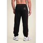 Pantalon mesh Marlow Gorilla Wear homme - Noir/Rouge, photographie 2