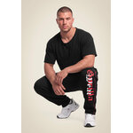 Pantalon mesh Marlow Gorilla Wear homme - Noir/Rouge, photographie 3
