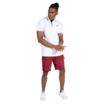 Polo Delano Gorilla Wear homme - Blanc/Noir, photographie 3