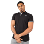 Polo Delano Gorilla Wear homme - Noir/Blanc, photographie 1