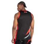 Débardeur Hornell Gorilla Wear homme - Noir/Rouge - photo officielle 3