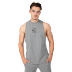 Débardeur Cisco Drop Armhole Gorilla Wear - Gris/Noir vue 1