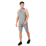 Débardeur Cisco Drop Armhole Gorilla Wear - Gris/Noir vue 3