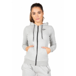Sweat zippé Pixley Gorilla Wear femme - Gris - vue officielle 1