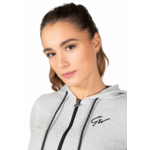 Sweat zippé Pixley Gorilla Wear femme - Gris - vue officielle 4