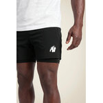 Short Lowell noir Gorilla Wear, détail du short intérieur