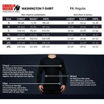 washington-t-shirt-sizechart