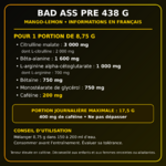 fa-nutrition-bad-ass-pre-438g-mango-lemon-ingredients-francais