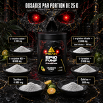 Dosages des ingrédients de Peak Epic Pump Stim Edition 500 g par portion de 25 g