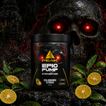Peak Epic Pump Stim Edition 500 g Calamansi Citrus avec skull aux yeux rouges