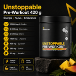 Dedicated Unstoppable 420 g citrulline bêta-alanine Zynamite