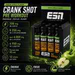 ESN Crank Shot 200 mg caféine 6 g citrulline