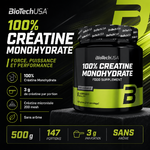 BioTechUSA Creatine Monohydrate 3 g créatine par portion