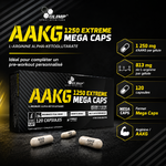 Olimp AAKG 1250 mg pour pre-workout personnalisé