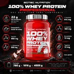 Scitec Whey Professional concentré isolate acides aminés et enzymes