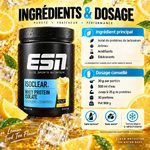 ESN Isoclear 908 g Clear Whey avec jusqu’à 25 g de protéines par portion